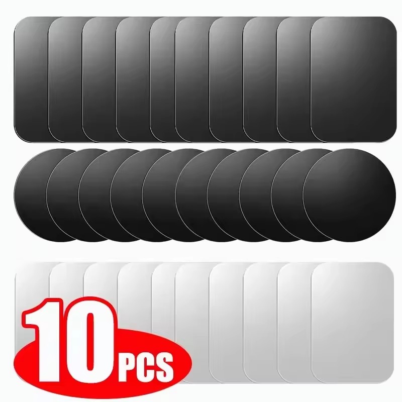 Car Accessories Phone Holder - 5/10 Pezzi Adesivi Magnetici in Metallo