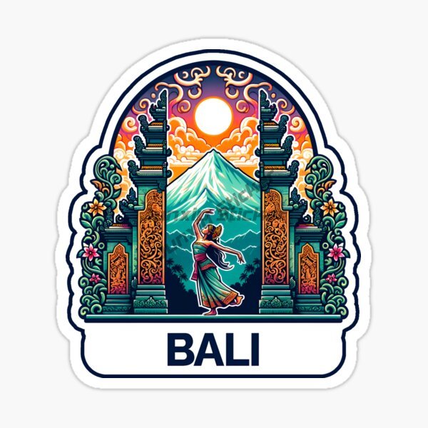 Car Accessories Bali - Adesivo per auto da spiaggia e