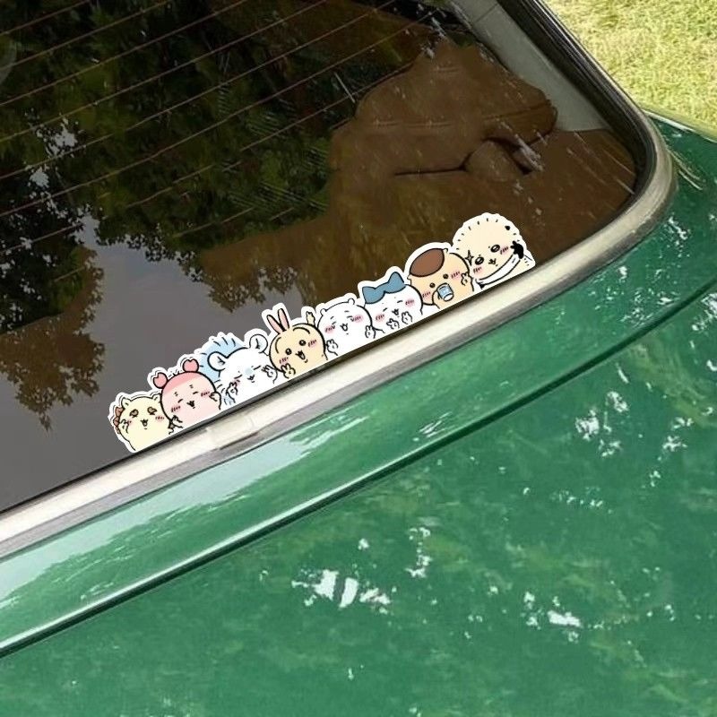 Car Accessories Girly - Adesivi Statici Rimovibili Kawaii Chiikawa per