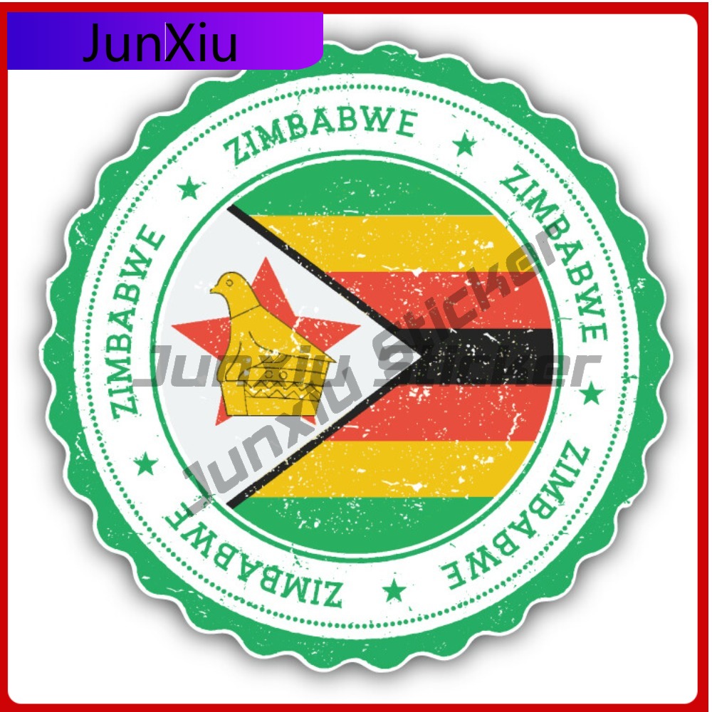 Car Accessories Zimbabwe - Adesivo per auto con bandiera del