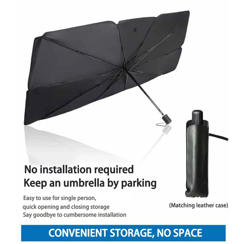 Car Accessories For Interior - Parasole Pieghevole per Parabrezza Auto, Protezione