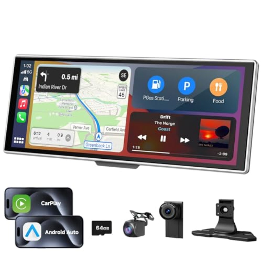 Car Dash Cam - Display per cruscotto auto: touchscreen HD
