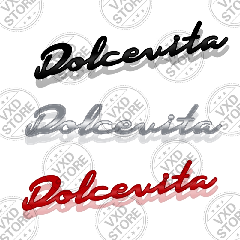 Emblema 3D Dolcevita in Metall - Car Accessories Bali recensione e prezzo