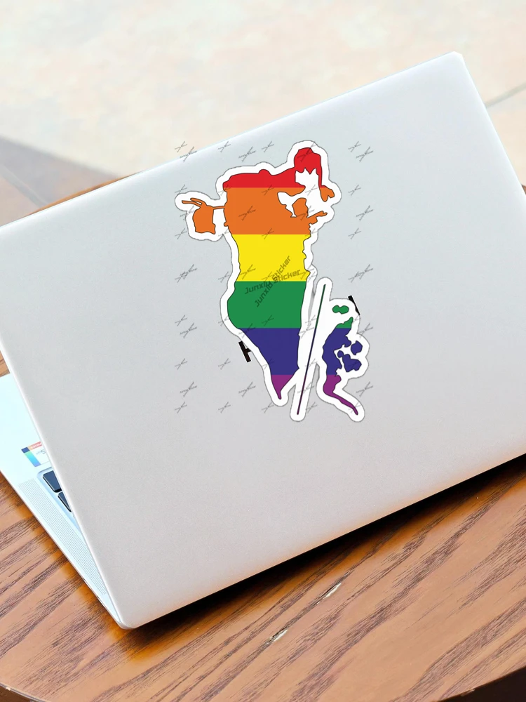 Bahrain Gay Rainbow outline Fl - Car Accessories Bahrain recensione e prezzo
