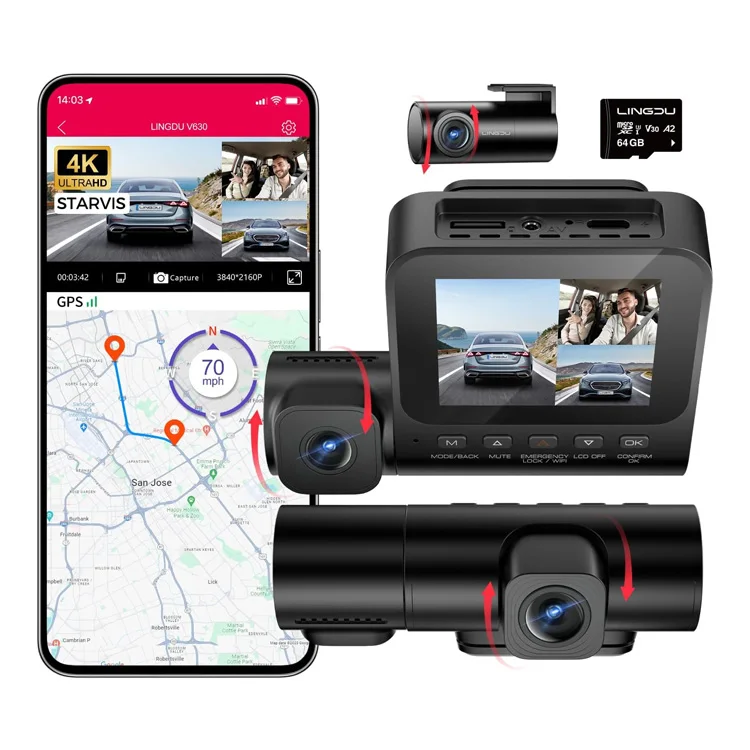 LINGDU V630 Dashcam 4K con Sch - Car Dash Cam recensione e prezzo