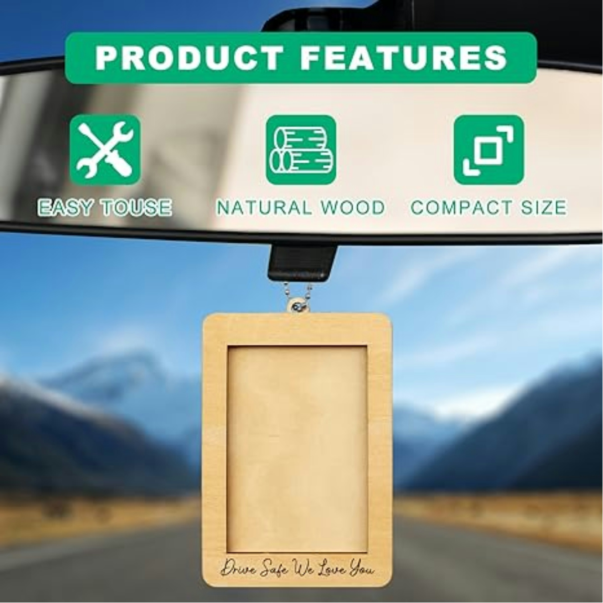 Cornice per foto da appendere  - Car Accessories Hanging From Mirror recensione e prezzo