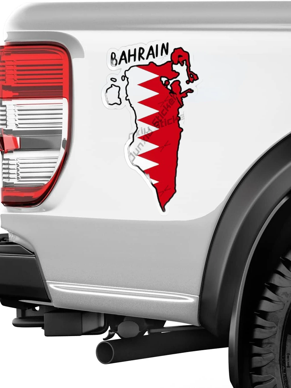 Contorno del Bahrain con bandi - Car Accessories Bahrain recensione e prezzo