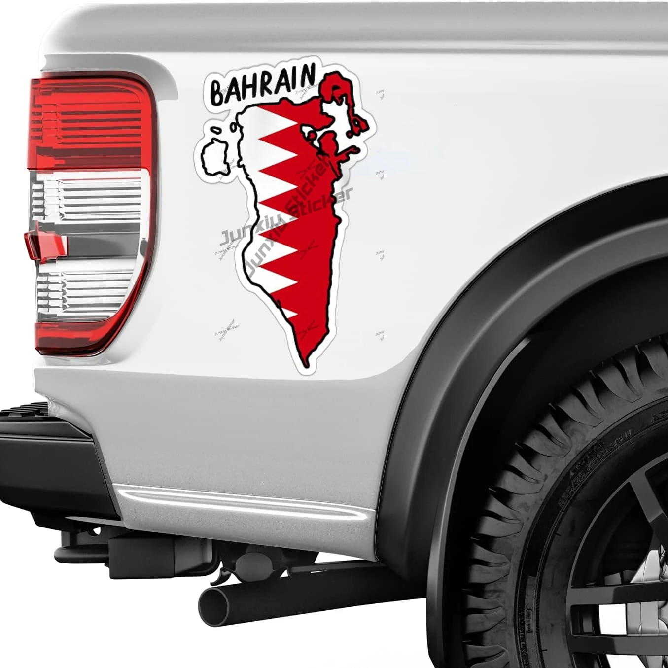 Contorno del Bahrain con bandi - Car Accessories Bahrain recensione e prezzo
