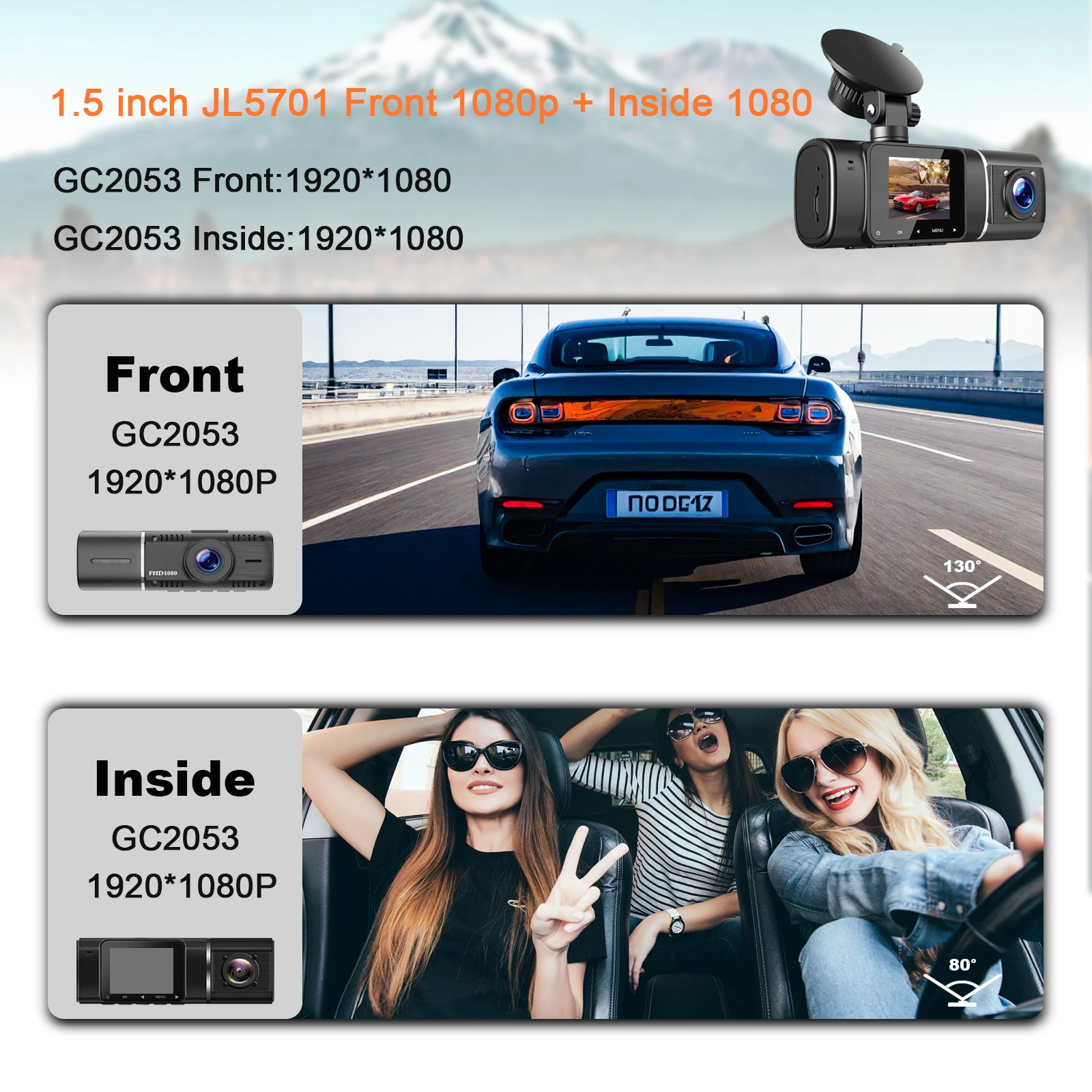 Telecamera da cruscotto doppia - Car Dash Cam recensione e prezzo