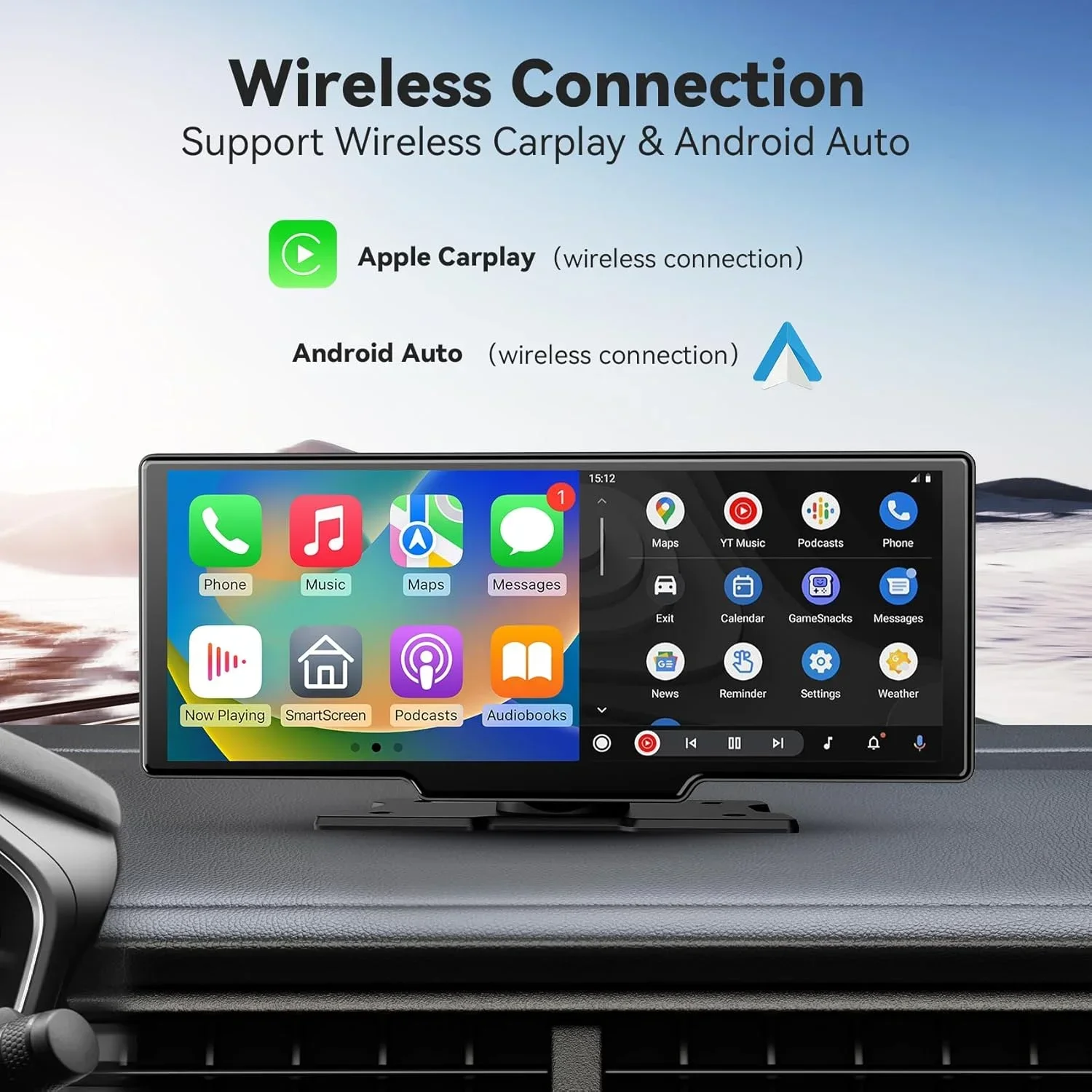Dash Cam Portatile 10.26'' con - Car Dash Cam recensione e prezzo