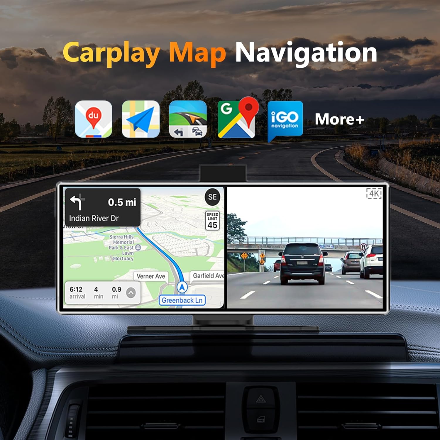 Dash Cam 4K da 11,26 pollici W - Car Dash Cam recensione e prezzo